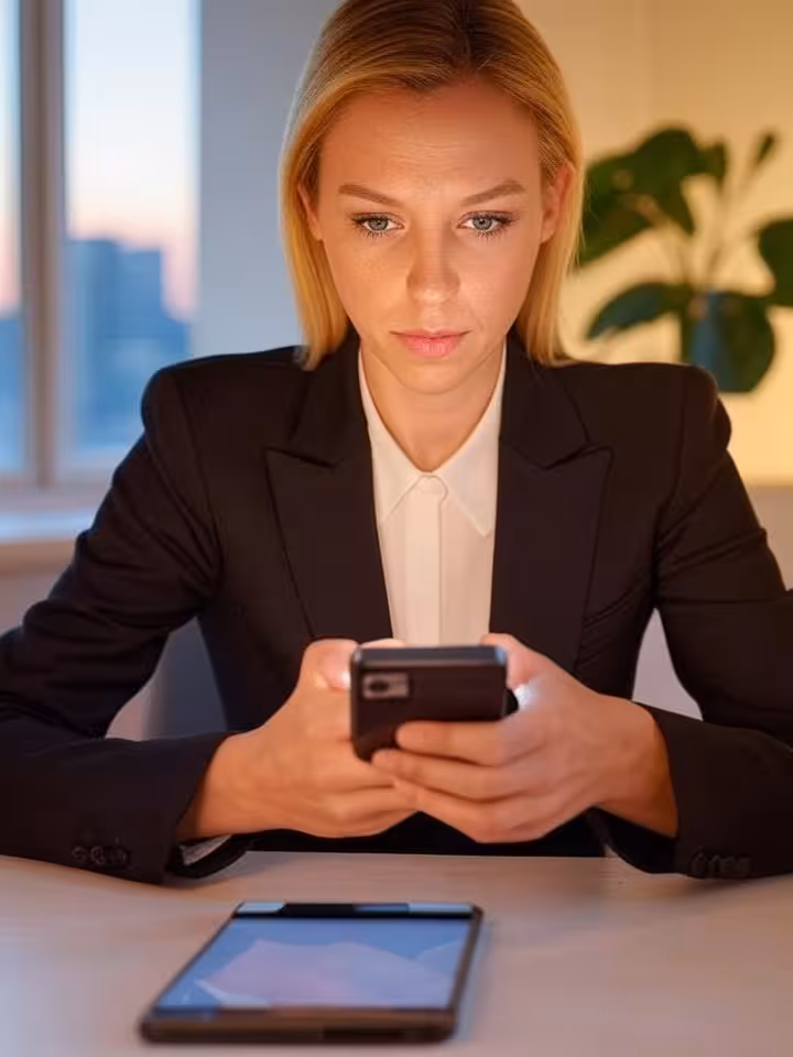 Femme bloquant un contact de breadcrumbing sur une application de rencontre